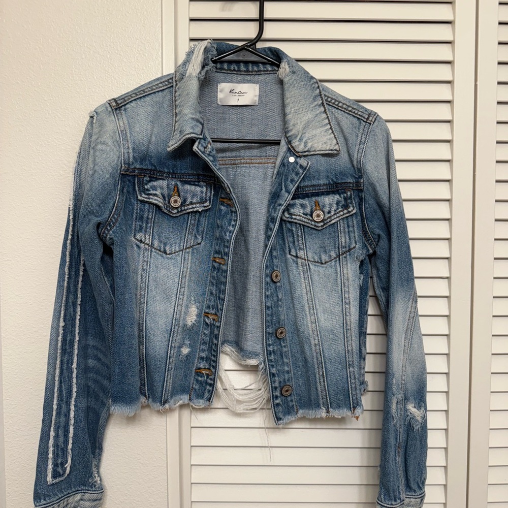 KanCan distressed Denim Jacket